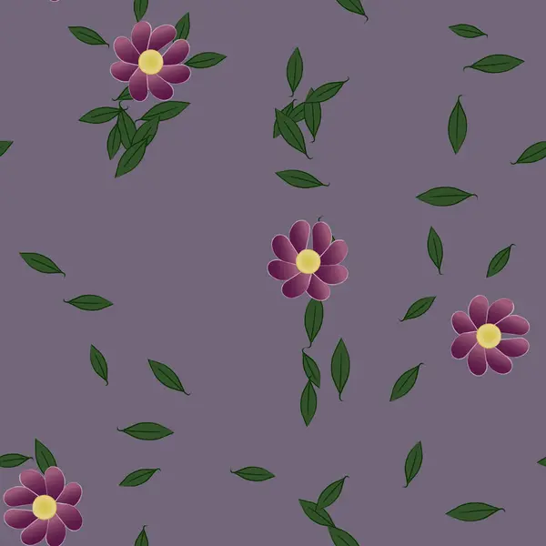 Modèle Vectoriel Ornemental Floral Texture Design Sans Couture — Image vectorielle