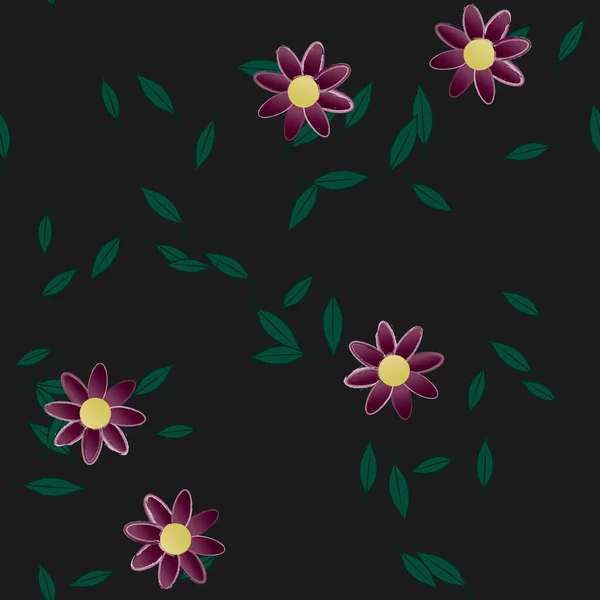 Modèle Vectoriel Ornemental Floral Texture Design Sans Couture — Image vectorielle