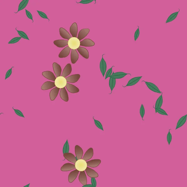 Patrón Vectorial Ornamental Floral Textura Diseño Sin Costuras — Vector de stock