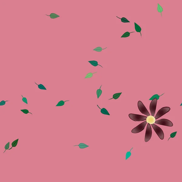 Patrón Vector Floral Diseño Textura — Archivo Imágenes Vectoriales