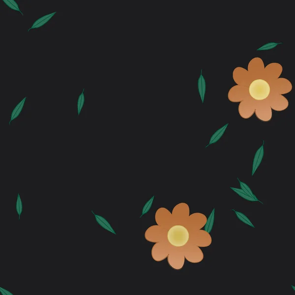 Patrón Vectorial Ornamental Floral Textura Diseño Sin Costuras — Archivo Imágenes Vectoriales