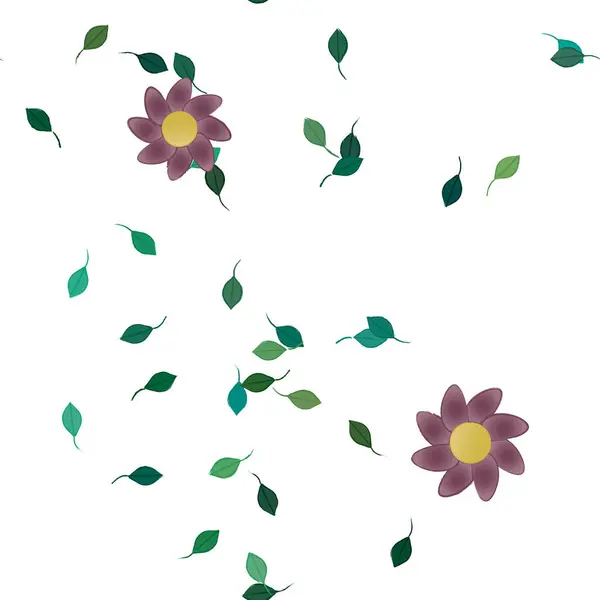 Patrón Vectorial Ornamental Floral Textura Diseño Sin Costuras — Archivo Imágenes Vectoriales