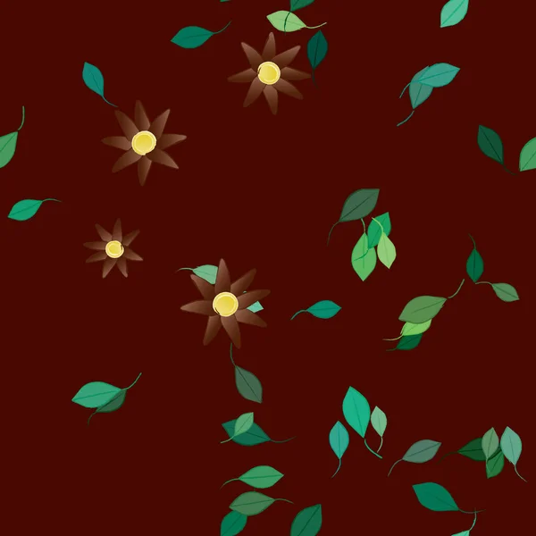 Modèle Vectoriel Ornemental Floral Texture Design Sans Couture — Image vectorielle