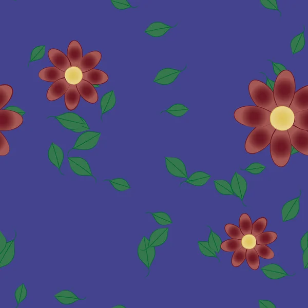 Patrón Vectorial Ornamental Floral Textura Diseño Sin Costuras — Archivo Imágenes Vectoriales