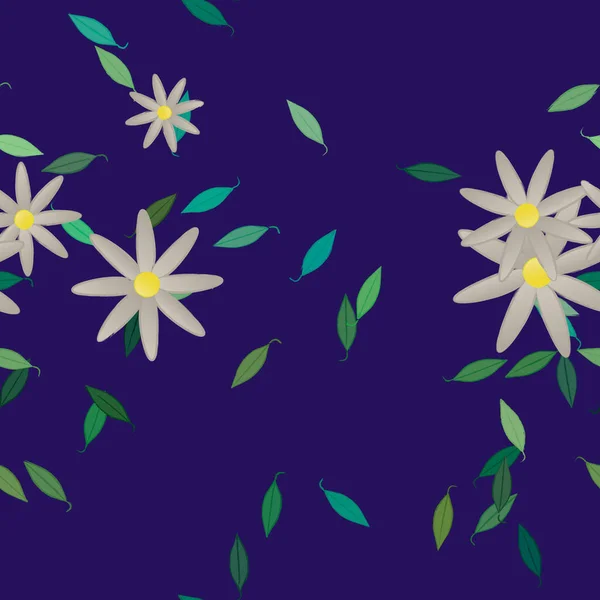 Patrón Vectorial Ornamental Floral Textura Diseño Sin Costuras — Archivo Imágenes Vectoriales