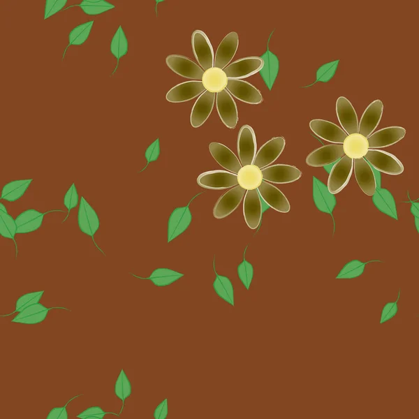 Patrón Vectorial Ornamental Floral Textura Diseño Sin Costuras — Archivo Imágenes Vectoriales