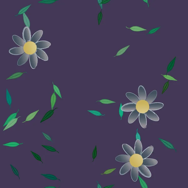 Florales Ornamentales Vektormuster Nahtlose Design Textur — Stockvektor
