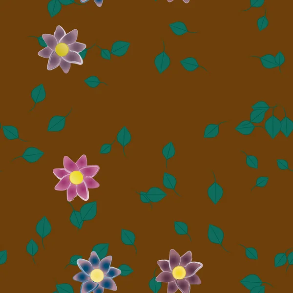 Modèle Vectoriel Ornemental Floral Texture Design Sans Couture — Image vectorielle