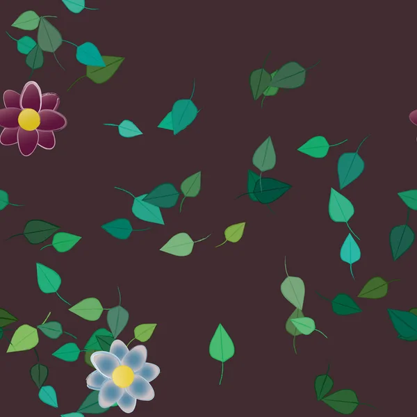 Цветочный Векторный Рисунок Дизайн Текстура — стоковый вектор