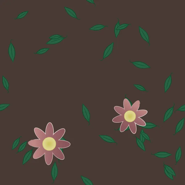 Patrón Vectorial Ornamental Floral Textura Diseño Sin Costuras — Vector de stock