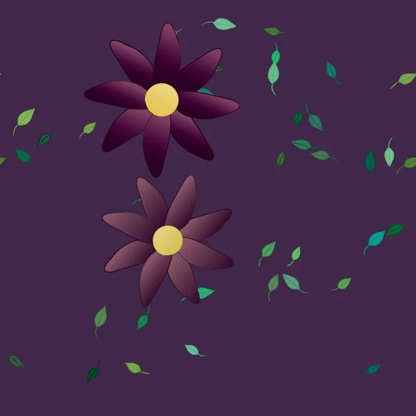 Patrón Vectorial Ornamental Floral Textura Diseño Sin Costuras — Vector de stock