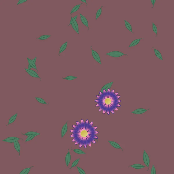 Patrón Vectorial Ornamental Floral Textura Diseño Sin Costuras — Archivo Imágenes Vectoriales