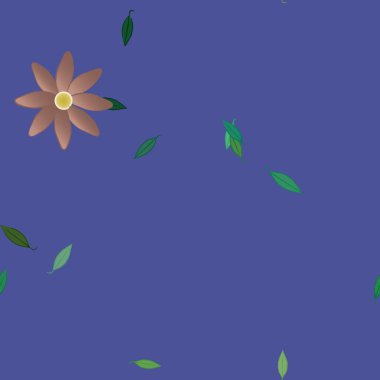 Çiçeksel süs vektör deseni. Kusursuz tasarım dokusu.