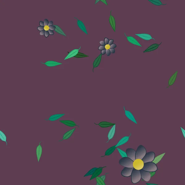 Patrón Vectorial Ornamental Floral Textura Diseño Sin Costuras — Vector de stock