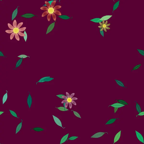 Patrón Vectorial Ornamental Floral Textura Diseño Sin Costuras — Archivo Imágenes Vectoriales