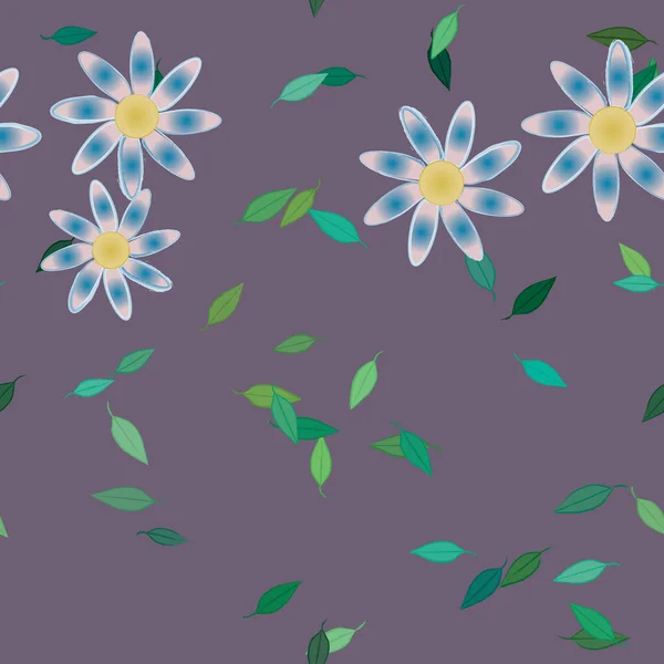 Patrón Vectorial Ornamental Floral Textura Diseño Sin Costuras — Archivo Imágenes Vectoriales
