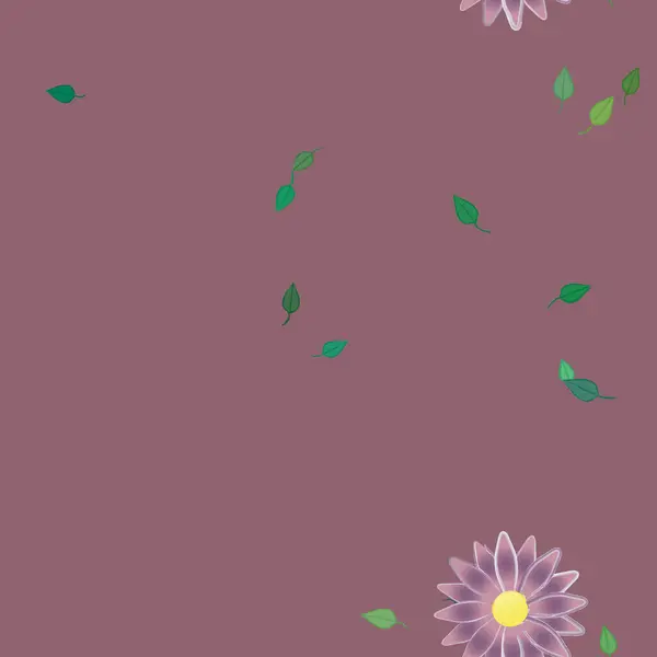 Fleurs Motif Sans Couture Illustration Vectorielle — Image vectorielle