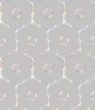 Geometrik süslemeli vektör deseni. Kusursuz tasarım dokusu 