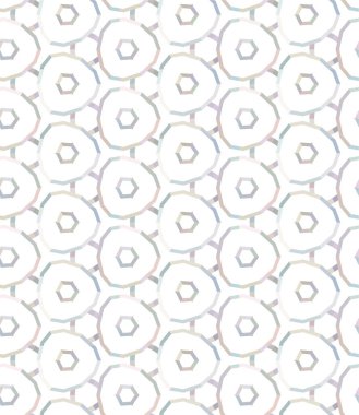 Geometrik süslemeli vektör deseni. Kusursuz tasarım dokusu