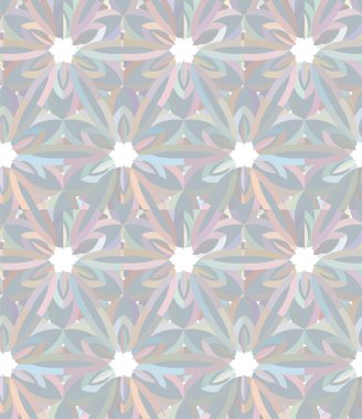 Geometrik süslemeli vektör deseni. Kusursuz tasarım dokusu 
