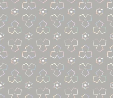 Geometrik süslemeli vektör deseni. Kusursuz tasarım dokusu 