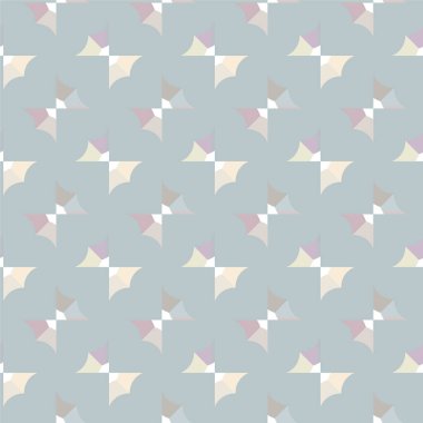 Geometrik süslemeli vektör deseni. Kusursuz tasarım dokusu 