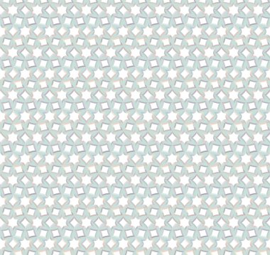 Geometrik süslemeli vektör deseni. Pastel tonları olan kusursuz tasarım dokusu