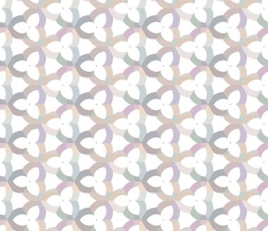 Geometrik süslemeli vektör deseni. Kusursuz tasarım dokusu