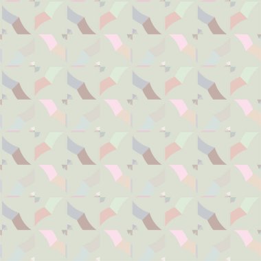 Soyut geometrik şekilli kusursuz desen