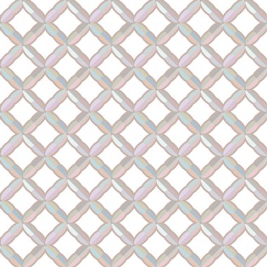 Geometrik süslemeli vektör deseni. Kusursuz tasarım dokusu