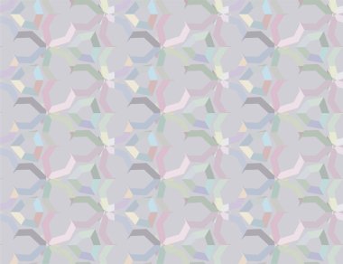 Soyut geometrik şekilli kusursuz desen