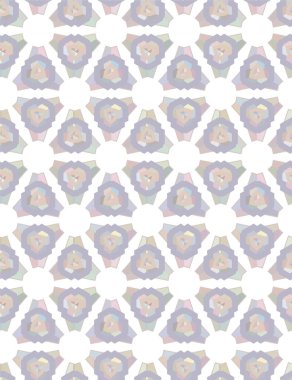 Soyut geometrik şekilli kusursuz desen