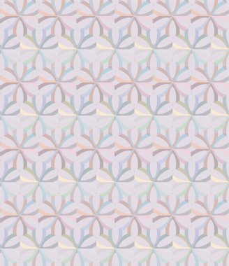 Geometrik süslemeli vektör deseni. Kusursuz tasarım dokusu