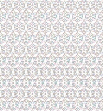 Geometrik süslemeli vektör deseni. Kusursuz tasarım dokusu