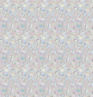 Geometrik yinelenen süs vektör deseni. Pastel tonları olan kusursuz tasarım dokusu