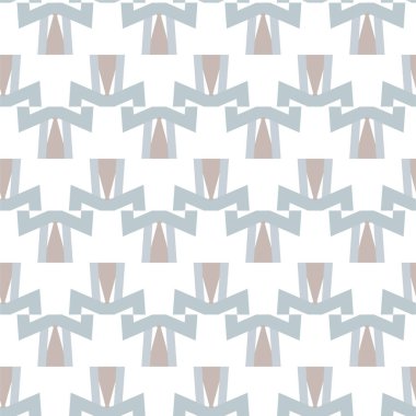 Geometrik süslemeli kusursuz desen. vektör illüstrasyonu