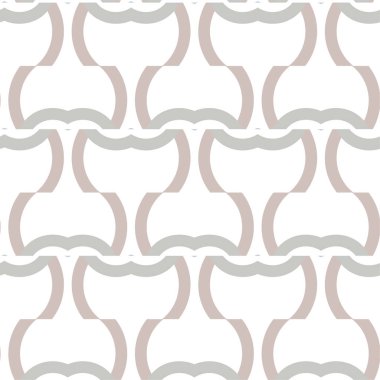 Geometrik yinelenen süs vektör deseni. Pastel tonları olan kusursuz tasarım dokusu