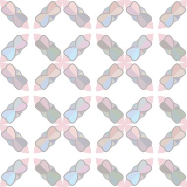 Geometrik süslemeli vektör deseni. Kusursuz tasarım dokusu 