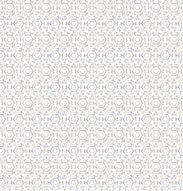 Geometrik süslemeli vektör deseni. Kusursuz tasarım dokusu