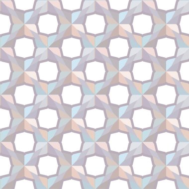 Geometrik süslemeli vektör deseni. Kusursuz tasarım dokusu.