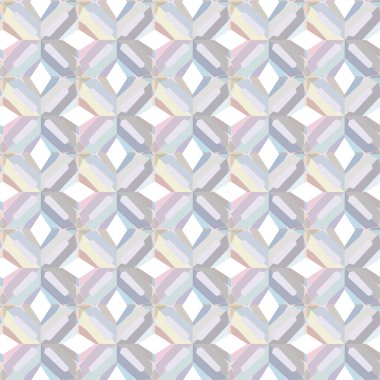 Geometrik süslemeli vektör deseni. Kusursuz tasarım dokusu.