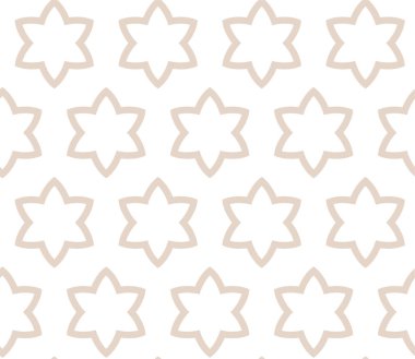 Geometrik süslemeli vektör deseni. Kusursuz tasarım dokusu