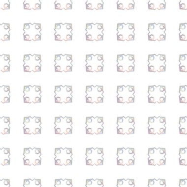 Geometrik süslemeli vektör deseni. Kusursuz tasarım dokusu