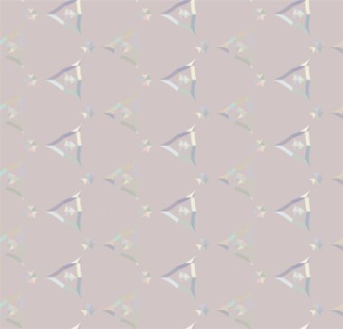 Geometrik süslemeli kusursuz desen. vektör illüstrasyonu