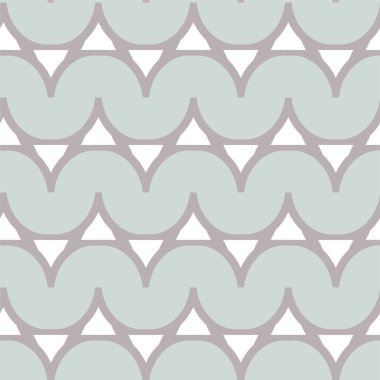 Geometrik yinelenen süs vektör deseni. Pastel tonları olan kusursuz tasarım dokusu