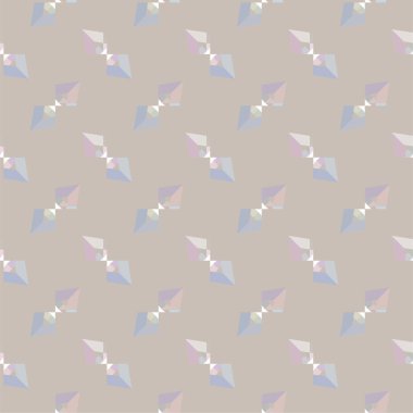 Geometrik süslemeli vektör deseni. Kusursuz tasarım dokusu