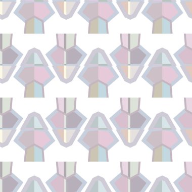 Geometrik süslemeli vektör deseni. Kusursuz tasarım dokusu.