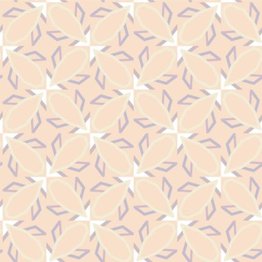 Geometrik süslemeli vektör deseni. Kusursuz tasarım dokusu