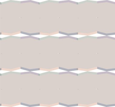 Geometrik yinelenen süs vektör deseni. Pastel tonları olan kusursuz tasarım dokusu