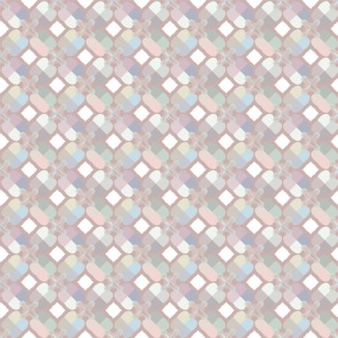 Geometrik süslemeli vektör deseni. Kusursuz tasarım dokusu 